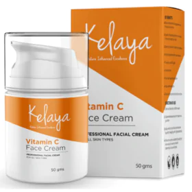 KELAYA Vitamin C Face Cream, Blended with Vitamin-C, Vitamin-E, Niacinamid 50 gm